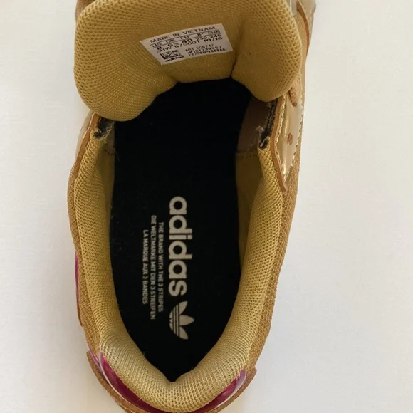 ADIDAS Falcon Gold Metallic Womens Shoe - US 8 - Picture 4 of 4